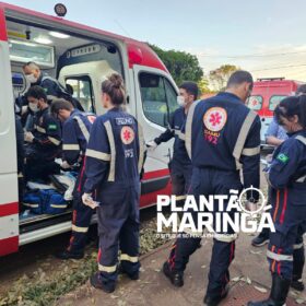 Fotos de Câmera de segurança registrou acidente que matou açougueiro em Maringá