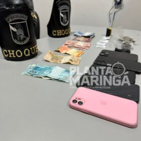 Fotos de Traficantes de Maringá são presos com armas e drogas em Sarandi