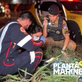 Fotos de Colisão violenta no Contorno Sul em Maringá deixa mãe e filho feridos