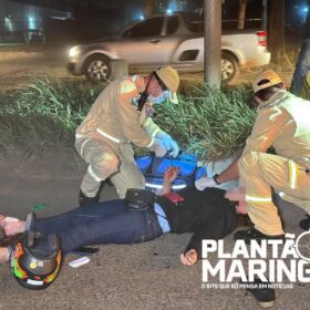 Fotos de Colisão violenta no Contorno Sul em Maringá deixa mãe e filho feridos