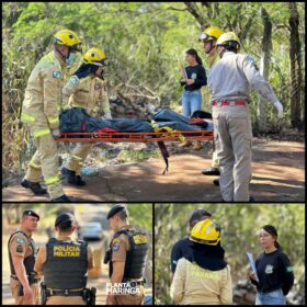 Fotos de Homem é encontrado morto em córrego em Maringá 