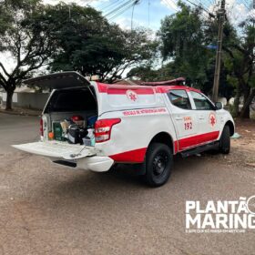 Fotos de Homem é esfaqueado em Maringá e socorrido em estado grave