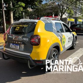 Fotos de Homem é esfaqueado na praça Raposo Tavares em Maringá