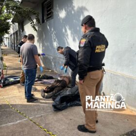 Fotos de Vídeo mostra homem sendo espancado até a morte em Maringá; Polícia busca suspeitos