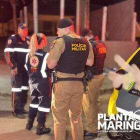 Fotos de Jovem é executado com diversos tiros na Vila Guadiana, em Mandaguaçu