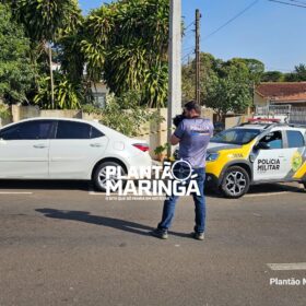 Fotos de Motociclista morre depois de bater em carro e ser arremessado contra poste em Maringá 