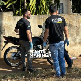 Fotos de Motociclista morre depois de bater em carro e ser arremessado contra poste em Maringá 