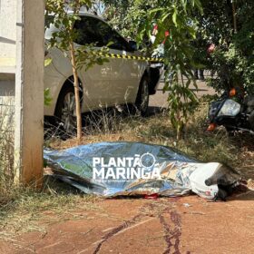 Fotos de Motociclista morre depois de bater em carro e ser arremessado contra poste em Maringá 