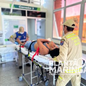 Fotos de Mulher é esfaqueada na praça Raposo Tavares em Maringá