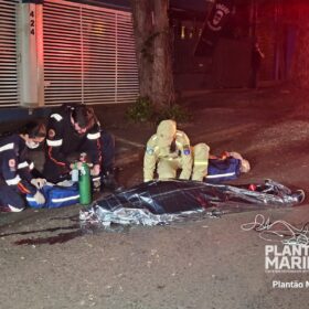 Fotos de Câmera captura estampidos de tiros e a fuga dos suspeitos de executar gestor de vendas em Maringá