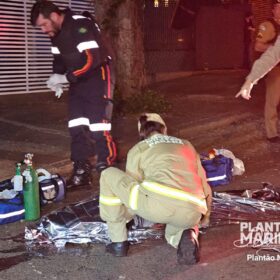 Fotos de Câmera captura estampidos de tiros e a fuga dos suspeitos de executar gestor de vendas em Maringá