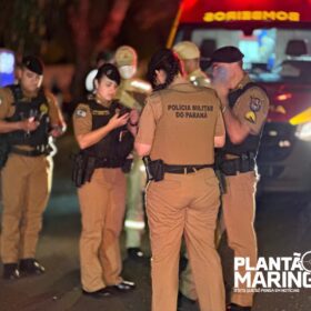 Fotos de Câmera captura estampidos de tiros e a fuga dos suspeitos de executar gestor de vendas em Maringá