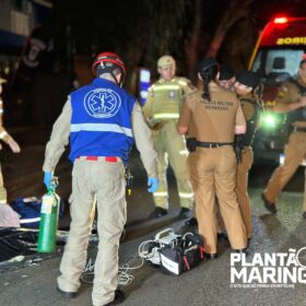 Fotos de Câmera captura estampidos de tiros e a fuga dos suspeitos de executar gestor de vendas em Maringá