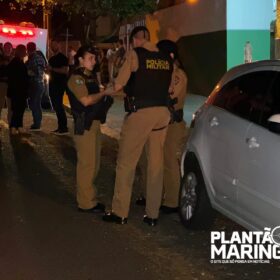 Fotos de Câmera captura estampidos de tiros e a fuga dos suspeitos de executar gestor de vendas em Maringá