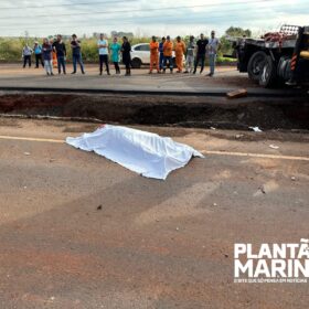 Fotos de Identificado homem que morreu no acidente envolvendo dois caminhões entre Maringá e Iguaraçu 