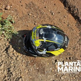 Fotos de Batida entre moto e caminhão deixa motociclista morto em Maringá