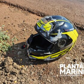 Fotos de Batida entre moto e caminhão deixa motociclista morto em Maringá