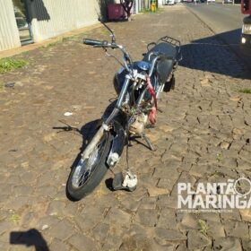 Fotos de Câmera de segurança registra acidente gravíssimo entre motociclista e três veículos em Maringá