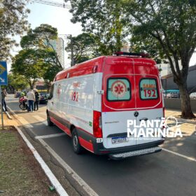 Fotos de Câmera de segurança registra idosa sendo atropelada em cima da faixa de pedestres em Maringá