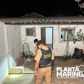 Fotos de Criminosos armado invade residência e atira contra casal em Maringá, as vítimas foram intubadas