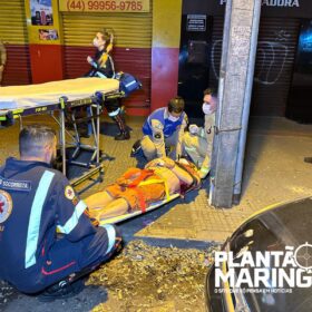 Fotos de Dois homens são agredidos na Zona 7, em Maringá