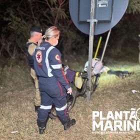 Fotos de Homem é encontrado morto em posição fetal aos lado de bicicleta em Maringá