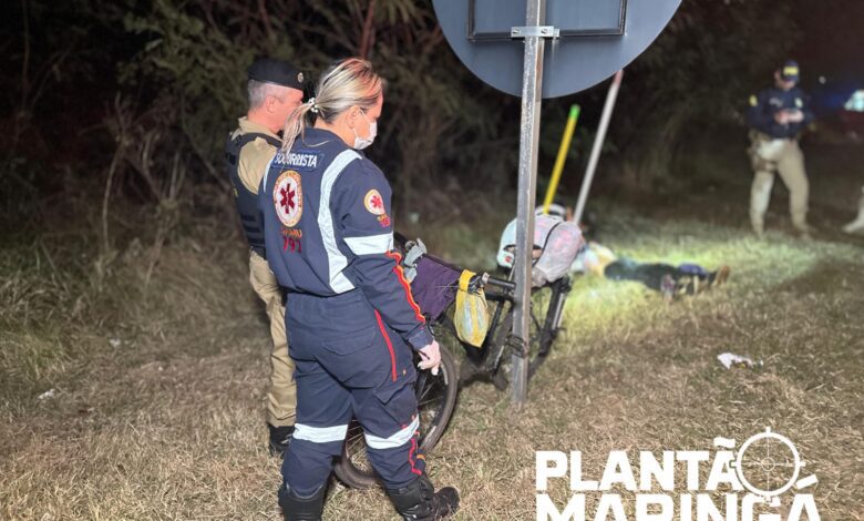 Fotos de Homem é encontrado morto em posição fetal aos lado de bicicleta em Maringá