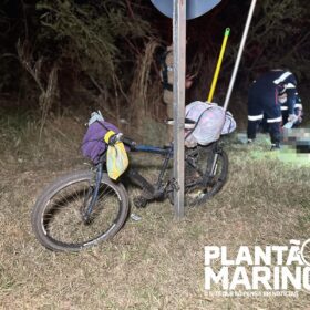 Fotos de Homem é encontrado morto em posição fetal aos lado de bicicleta em Maringá