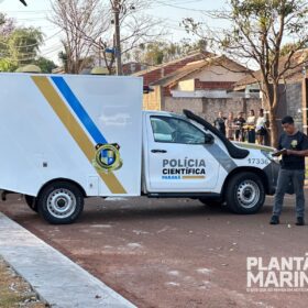 Fotos de Homem é executado a tiros e facadas em Maringá