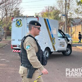 Fotos de Homem é executado a tiros e facadas em Maringá