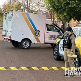 Fotos de Homem morto com tiros e golpes de faca em Maringá é identificado