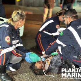 Fotos de Homem é intubado após ser atropelado por moto em Maringá