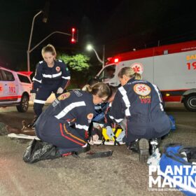 Fotos de Homem é intubado após ser atropelado por moto em Maringá