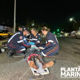 Fotos de Homem é intubado após ser atropelado por moto em Maringá