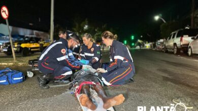 Fotos de Homem é intubado após ser atropelado por moto em Maringá