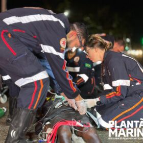 Fotos de Homem é intubado após ser atropelado por moto em Maringá