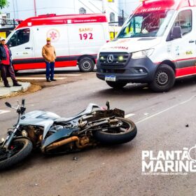 Fotos de Idosa morre após ser atropelada por moto em faixa de pedestres em Maringá