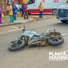 Fotos de Idosa morre após ser atropelada por moto em faixa de pedestres em Maringá