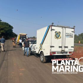 Fotos de Motociclista é encontrado morto em valeta em Maringá