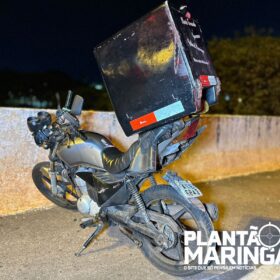 Fotos de Motociclista sobrevive após ser prensado entre dois carros em Maringá