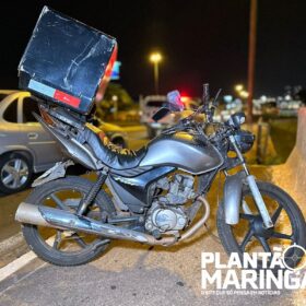 Fotos de Motociclista sobrevive após ser prensado entre dois carros em Maringá