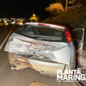 Fotos de Motor é arrancado e arremessado a cerca de 100 metros após acidente, em Maringá 