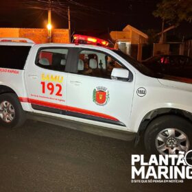 Fotos de Mulher é socorrida em estado grave após ser atropelada por carro enquanto estava deitada no meio da rua em Sarandi