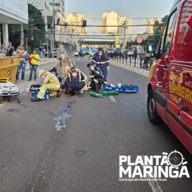 Fotos de Mulher sofre duas paradas cardiorrespiratórias após cair de circular em movimento em Maringá