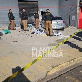 Fotos de VÍDEO: câmera de segurança registra acidente com óbito em Maringá 