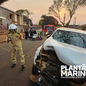 Fotos de Vídeo mostra acidente impressionante que deixou mãe e dois filhos feridos em Maringá