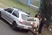 Fotos de Câmera registra menina sendo roubada a caminho da escola em Maringá