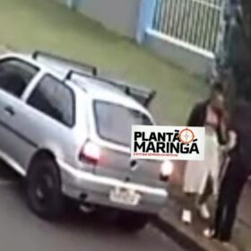 Fotos de Câmera registra menina sendo roubada a caminho da escola em Maringá