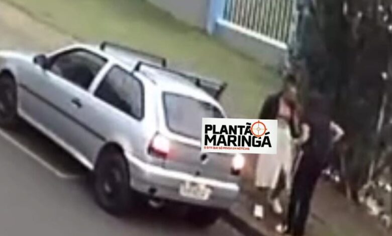 Fotos de Câmera registra menina sendo roubada a caminho da escola em Maringá