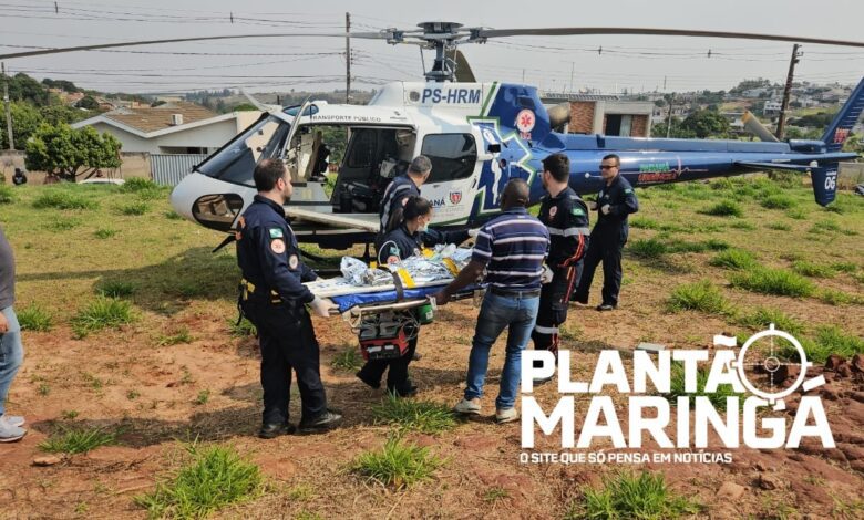 Fotos de Criança de 10 anos é intubada após acidente com quadriciclo 